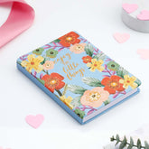 Blue Floral Pattern Notebook